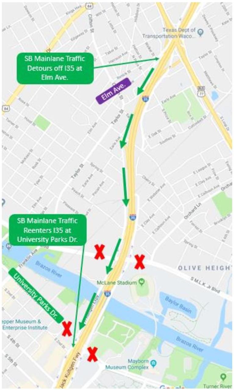 Lane closure